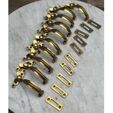 Fabulous Arts & Crafts Brass Window Catches c1900 Fabulous Arts & Crafts Brass Window Catches c1900