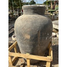Huge Antique Rustic Clay Pot Huge Antique Rustic Clay Pot
