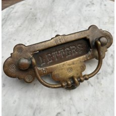 Fabulous Victorian Brass Gothic Letter Plate & Knocker Fabulous Victorian Brass Gothic Letter Plate & Knocker