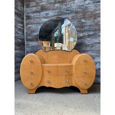 Wonderful Art Deco Maple Dressing Table c1930 Wonderful Art Deco Maple Dressing Table c1930