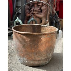 Stunning Large Victorian Riveted Copper Pot Stunning Large Victorian Riveted Copper Pot