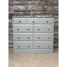 Reclaimed Solid Painted Pine Multi Drawer Chest Reclaimed Solid Painted Pine Multi Drawer Chest