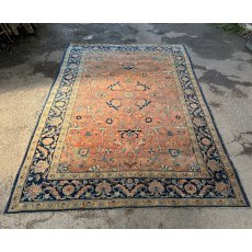 Antique Large Wove Wool Rug (3.37m x 2.33m) Antique Large Wove Wool Rug (3.37m x 2.33m)