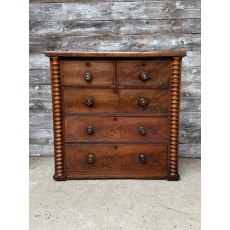 Antique Mahogany Chest Of Drawers With Columns Antique Mahogany Chest Of Drawers With Columns