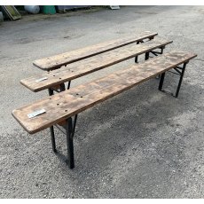 Reclaimed Mid Century Collapsable Bench Reclaimed Mid Century Collapsable Bench