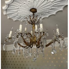 Beautiful Antique Early 20th Century Large Chandelier Beautiful Antique Early 20th Century Large Chandelier