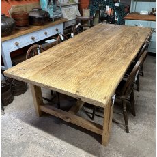 Rustic Farmhouse Elm Dining Table (2.4m x 1m) Rustic Farmhouse Elm Dining Table (2.4m x 1m)