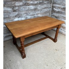Farmhouse Solid English Oak Dining Table Farmhouse Solid English Oak Dining Table