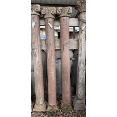 Reclaimed Rustic Teak Columns (10) Reclaimed Rustic Teak Columns (10)