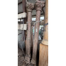 Reclaimed Rustic Teak Columns (12) Reclaimed Rustic Teak Columns (12)