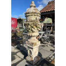Beautiful 19th Century Massive Terracotta Urn On Stand Beautiful 19th Century Massive Terracotta Urn On Stand