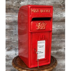 Red Welsh Dragon Postbox Red Welsh Dragon Postbox