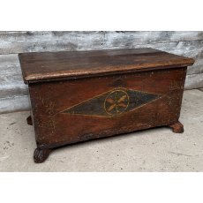 Antique Early 19th Century Painted Austrian Chest Antique Early 19th Century Painted Austrian Chest