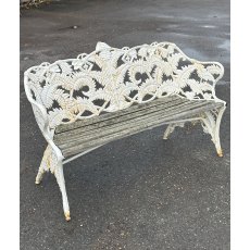 Vintage Cast Iron "Fern" Garden Bench Vintage Cast Iron "Fern" Garden Bench