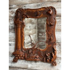 Beautiful Grand Tour Venetian Carved Limewood Mirror Beautiful Grand Tour Venetian Carved Limewood Mirror
