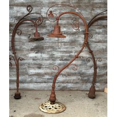 Reclaimed 1920's Arts & Crafts Wrought Iron Street Lamps Reclaimed 1920's Arts & Crafts Wrought Iron Street Lamps
