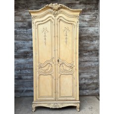 Fabulous Antique Baroque Style French Painted Wardrobe Fabulous Antique Baroque Style French Painted Wardrobe