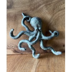 Rustic Painted Metal Octopus Hooks Rustic Painted Metal Octopus Hooks