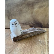 Owl Wooden Door Stop Owl Wooden Door Stop