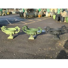 Stunning Italian Style Cast Iron Garden Urn Stunning Italian Style Cast Iron Garden Urn