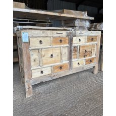 Beautiful Rustic Elm Multi Drawer Chest Beautiful Rustic Elm Multi Drawer Chest