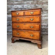Wonderful Large Georgian English Oak Chest Of Drawers Wonderful Large Georgian English Oak Chest Of Drawers