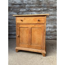 Vintage Waxed Pine Farmhouse Cabinet Vintage Waxed Pine Farmhouse Cabinet