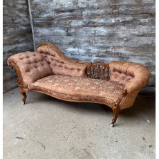Antique Victorian Large Chaise Lounge Sofa Antique Victorian Large Chaise Lounge Sofa