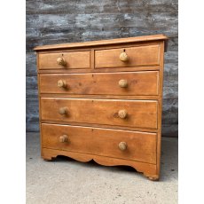 Antique Victorian Farmhouse Pine Chest of Drawers Antique Victorian Farmhouse Pine Chest of Drawers