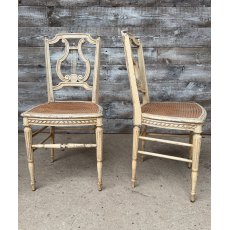 Rustic Caned Antique French Chairs Rustic Caned Antique French Chairs