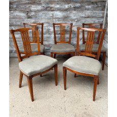Antique Set Of 6 19th Century Dutch Elm Dining Chairs Antique Set Of 6 19th Century Dutch Elm Dining Chairs