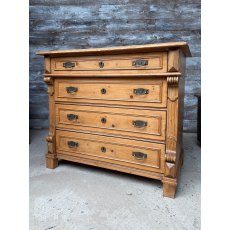 Wonderful Antique 19th Century European Chest Of Drawers Wonderful Antique 19th Century European Chest Of Drawers