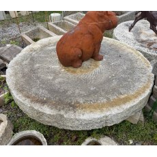 Reclaimed Weathered Large Granite Millstone 1900mm Reclaimed Weathered Large Granite Millstone 1900mm