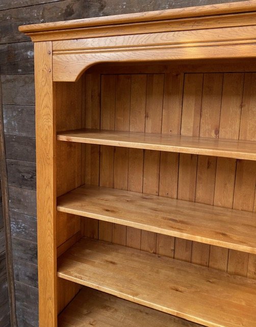 Contemporary on sale oak bookcase