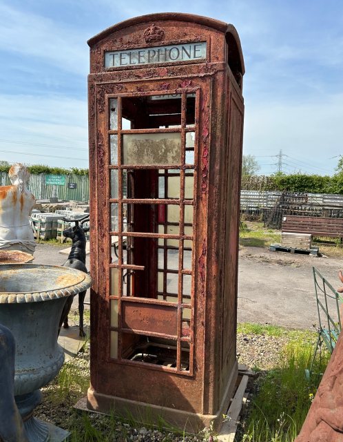 Reclaimed British Post Office Red Telephone Box