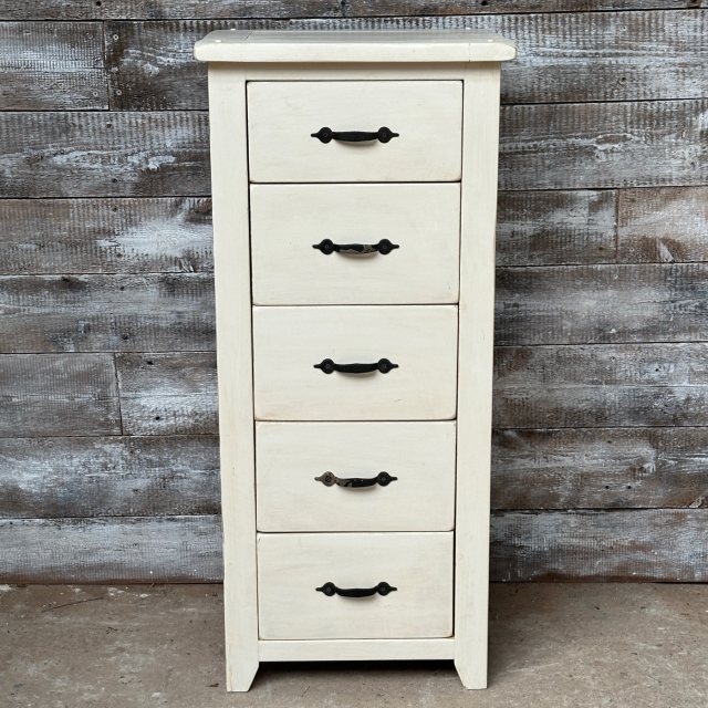 Contemporary Painted Solid Pine Chest Of Drawers