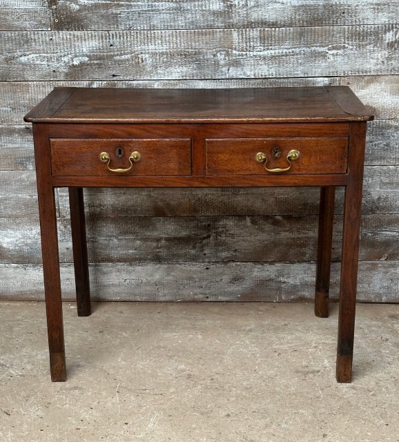 Antique 18th Century Georgian Oak Side Table