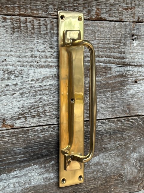 Large Solid Brass Door Handle