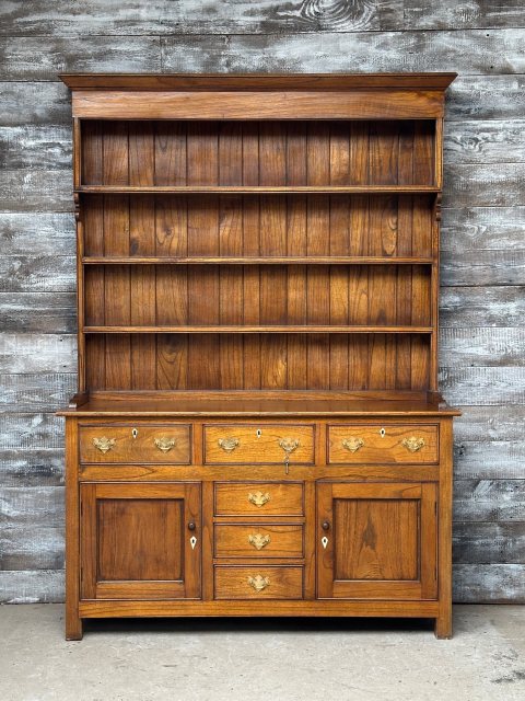 Impressive George III Style Oak Dresser