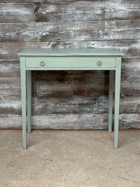 Vintage Painted Hardwood Side Table