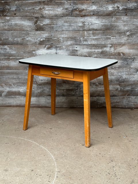 Retro Mid Century Formica Top Small Table 1960's