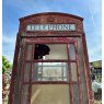 Reclaimed British Post Office Red Telephone Box
