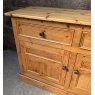 Vintage Early 20th Century Waxed Pine Sideboard