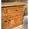 Vintage Early 20th Century Waxed Pine Sideboard
