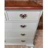 Vintage Edwardian Painted Mahogany Chest Of Drawers