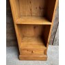 Vintage Solid Pine Tall & Narrow Bookcase