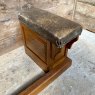 Antique Edwardian Oak Club Fire Fender