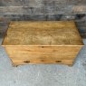 Fantastic Antique 19th Century Waxed Pine Mule Chest