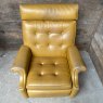 20th Century Parker Knoll Model N30 Tan Leather Reclining Armchair