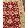 Vintage Red & Cream Wool Rug